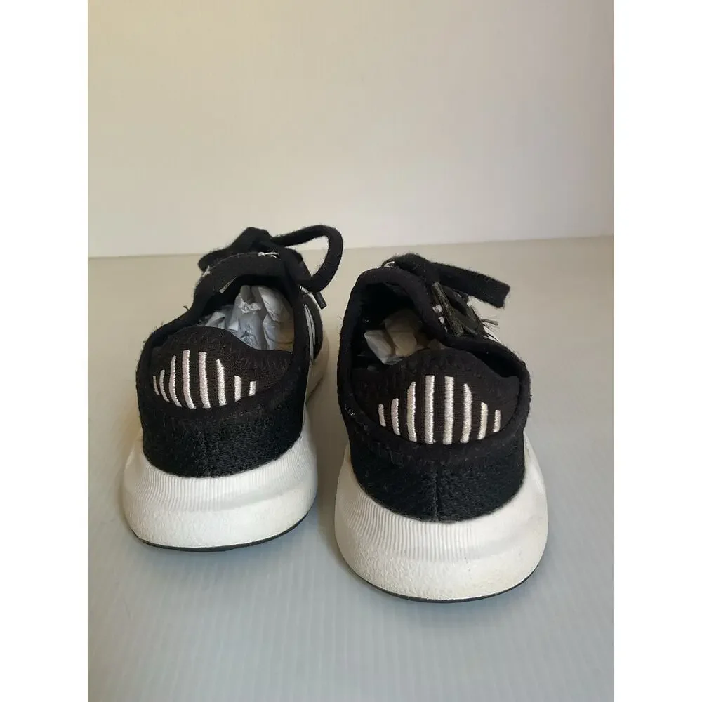 Adidas Swift Run X I Kids Size 8 Black White Sneakers Toddler Shoes FY2184